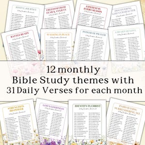 Personal bible study | Christian-bible verse | bible journaling | inspiring bible verses | bible study journal | Printable-Digital Download