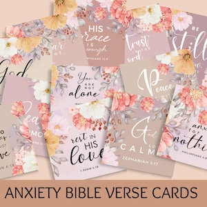 Tarjetas de versículos bíblicos para memorizar, tarjetas de versículos bíblicos imprimibles, tarjetas inspiradoras con las Escrituras, tarjetas de afirmaciones cristianas, tarjetas de estudio bíblico para mujeres