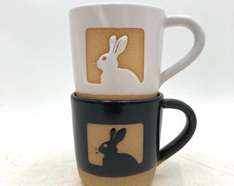 Handmade Rabbit Ceramic Mug