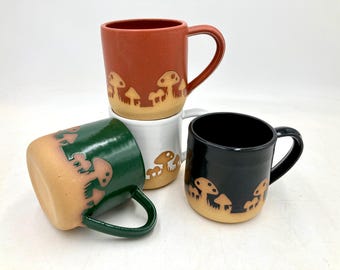 Handmade Ceramic Mushroom Mug