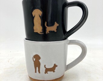 Ręcznie robiony ceramiczny kubek dla psa Doggo Pet