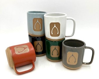 8oz Wishbone Icon Ceramic Mug