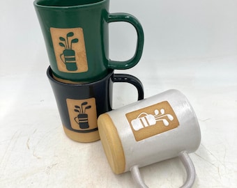 Handmade Golf Ceramic Mug