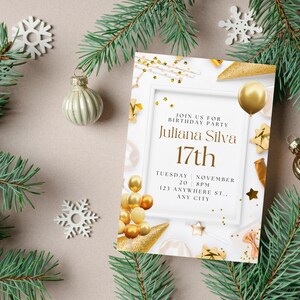 Birthday party invitation, invitation template, Birthday template digital template, printable invitation birthday printable, birthday invite