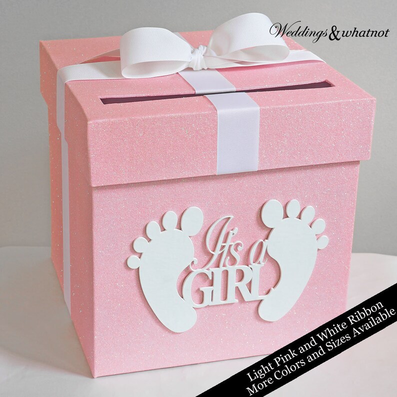 Card Box Baby Shower Choose Your Colors And Size Etsy Card Box Baby Shower Choose Your Colors And Size Etsy