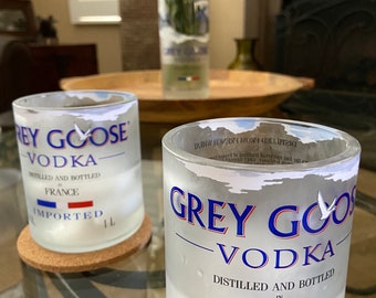 2 Grey Goose Rocks Glasses