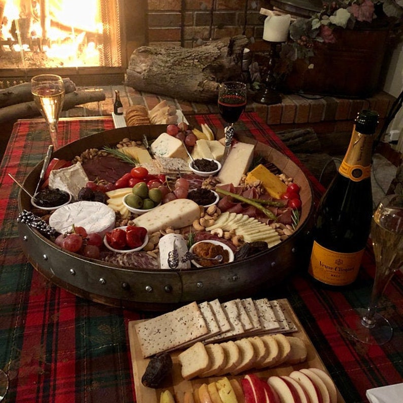 Lazy Susan Wine Barrel Head image 7