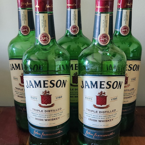 Jameson Irish Whiskey 750 ML Empty bottle FREE SHIPPING