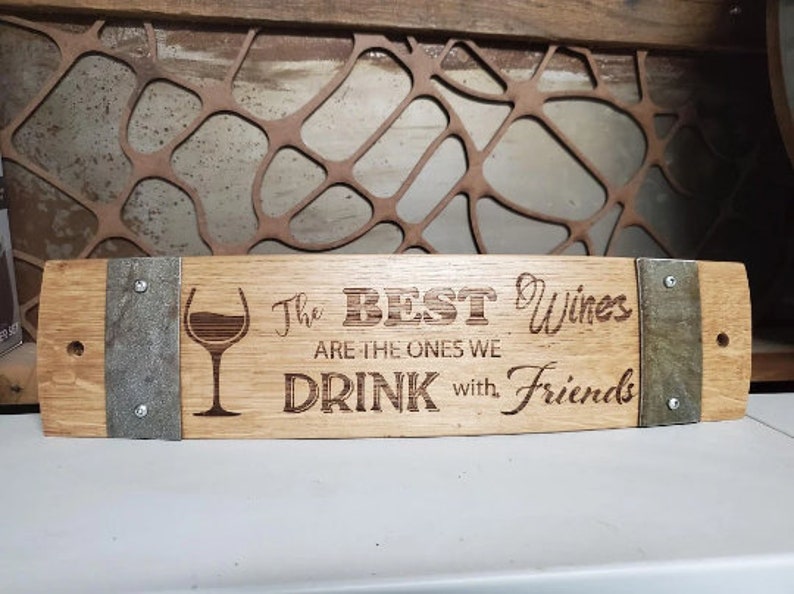 Wine Barrel Stave Signs/sayings/personalized/laser Etsy