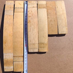 Reclaimed Wine Barrel Staves: Solid White Oak, DIY Project Wood bild 4