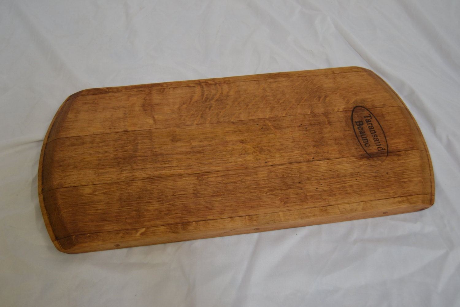 Bourbon Barrel Stave Cutting Board - 8.5 x 9 Small