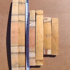 Reclaimed Wine Barrel Staves: Solid White Oak, DIY Project Wood bild 8