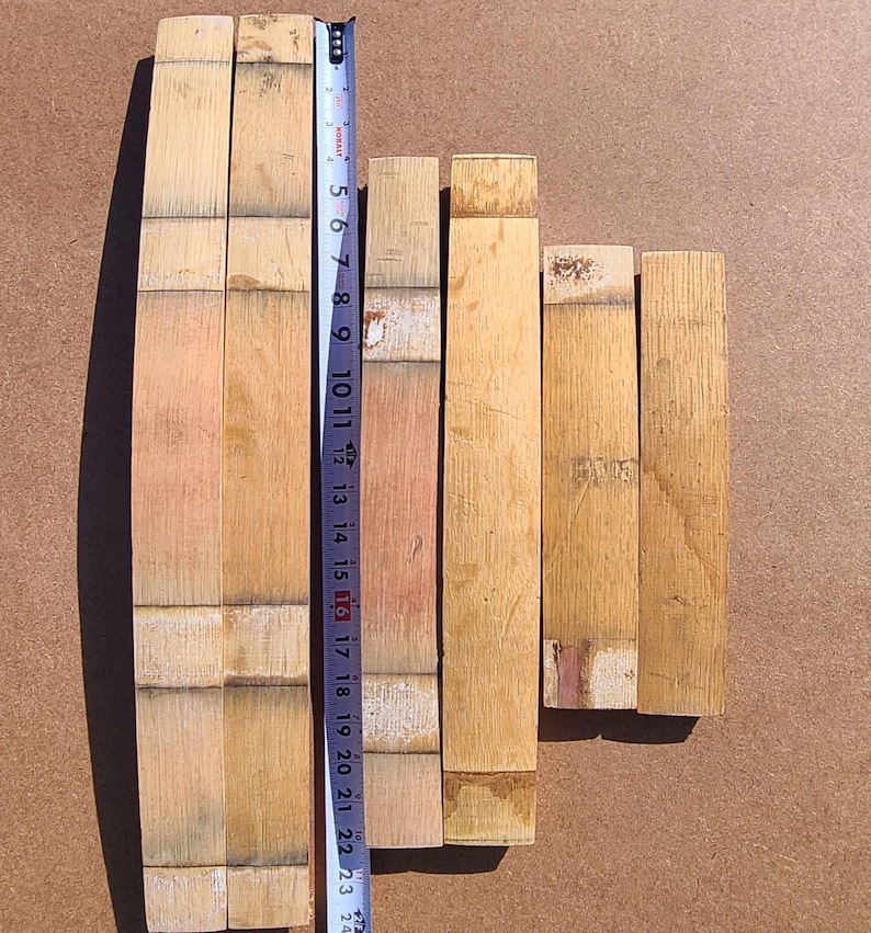 Reclaimed Wine Barrel Staves: Solid White Oak, DIY Project Wood bild 8