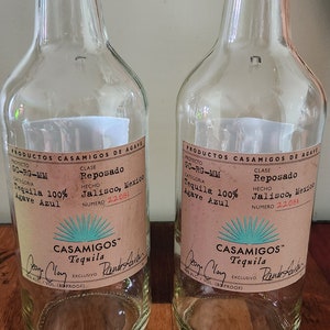 Casamigos Tequila 1 liter Empty bottles Free shipping