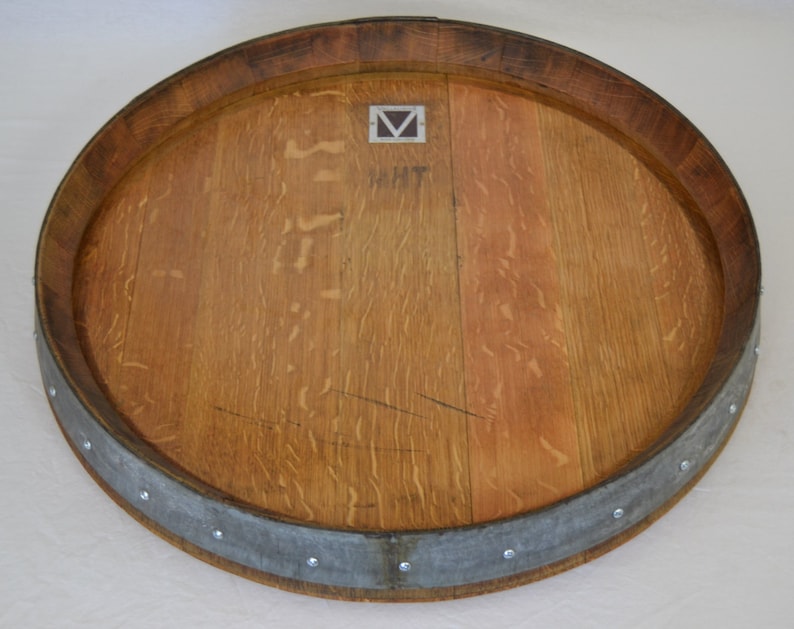 Lazy Susan Wine Barrel Top Plain or Labeled/free Shipping Etsy