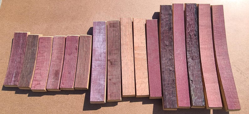 Reclaimed Wine Barrel Staves: Solid White Oak, DIY Project Wood bild 2