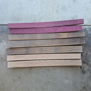 Reclaimed Napa Wine Barrel Staves: Solid White Oak (28-31" Length) 1.5"-2.5" image 7
