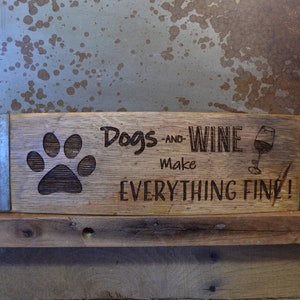 Wine Barrel Stave Signs/Sayings/Personalized/Laser Engraved/Gift Ideas/Wine Sayings/Free Shipping image 2