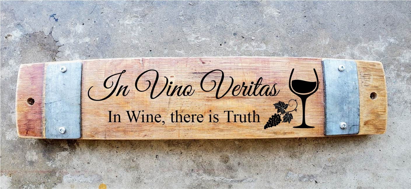 Carpe Vino (Seize The Wine), Funny Wine Wood Sign