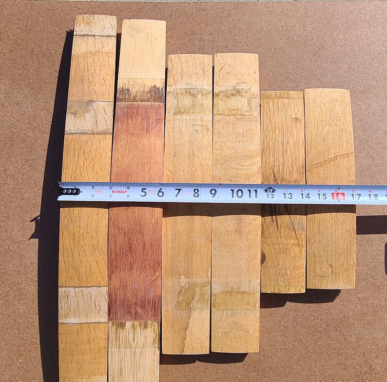 Reclaimed Wine Barrel Staves: Solid White Oak, DIY Project Wood bild 7