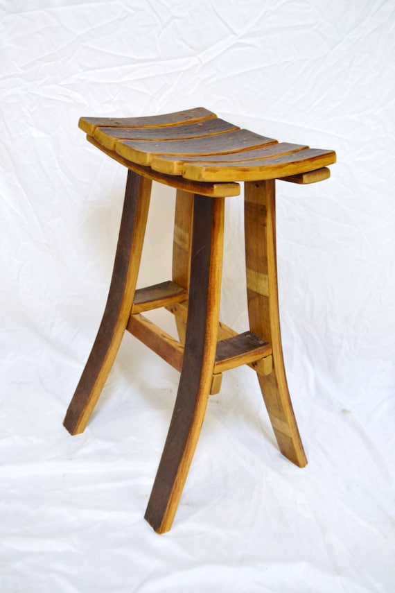 Wine Barrel Bar Stool Image 0
