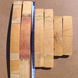 Reclaimed Wine Barrel Staves: Solid White Oak, DIY Project Wood bild 6