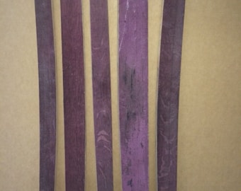 5 staves from a 2010 California wine barrel