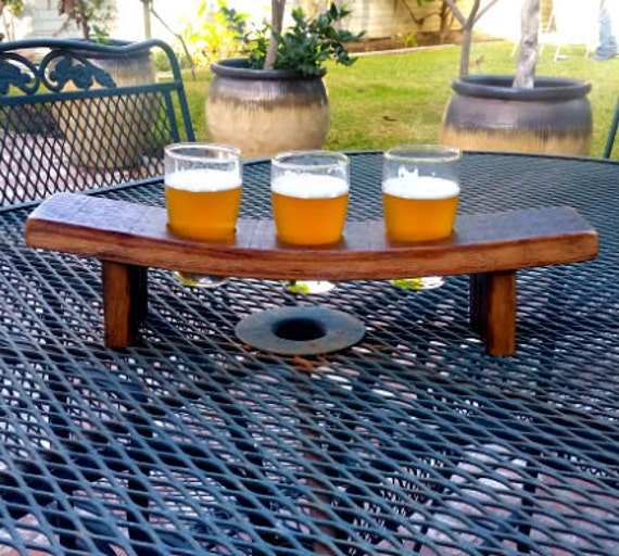 Wine Barrel Stave Beer Tasting Flight Etsy