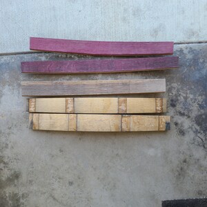 Reclaimed Napa Wine Barrel Staves: Solid White Oak (28-31" Length) 1.5"-2.5" image 10