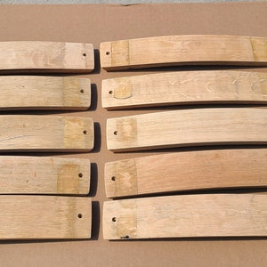 SALE Wine barrel Staves    Blank Staves 3 1/4" - 3 3/8" Width x 17 3/4 - 18" length / Napa Wine barrels