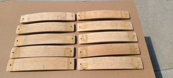 Reclaimed Wine Barrel Staves: Napa White Oak, DIY Craft Wood