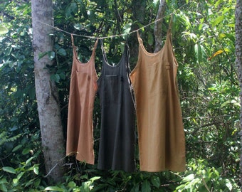 Plant Dyed Apron Dress