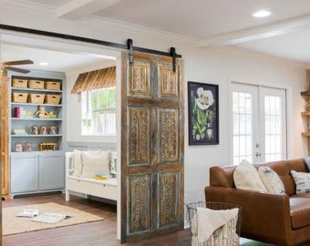 Rustic Farmhouse Doors, Barn Door, Rustic doors, Sliding Door, Interior Design, Eclectic Interior Decor 80x36