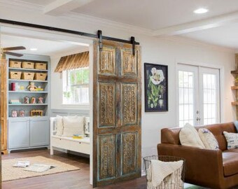 Rustic Farmhouse Doors, Barn Door, Rustic doors, Sliding Door, Interior Design, Eclectic Interior Decor 80x36