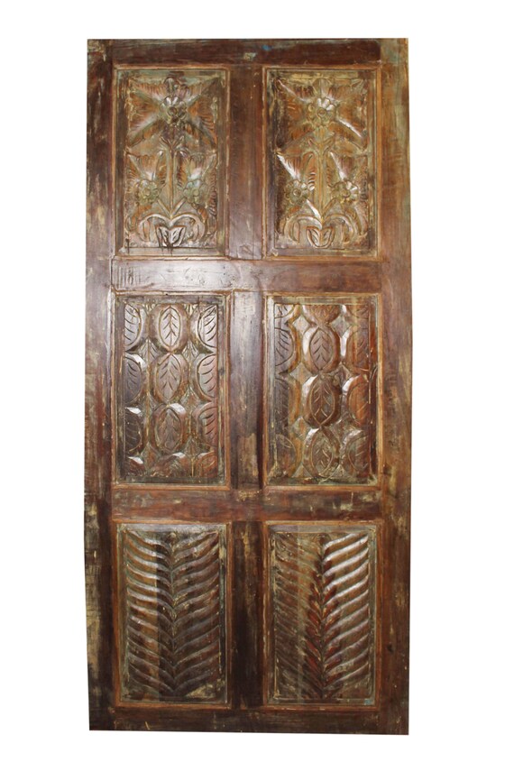 Vintage Rustic Door Carved Door Interior Door Farmhouse Etsy