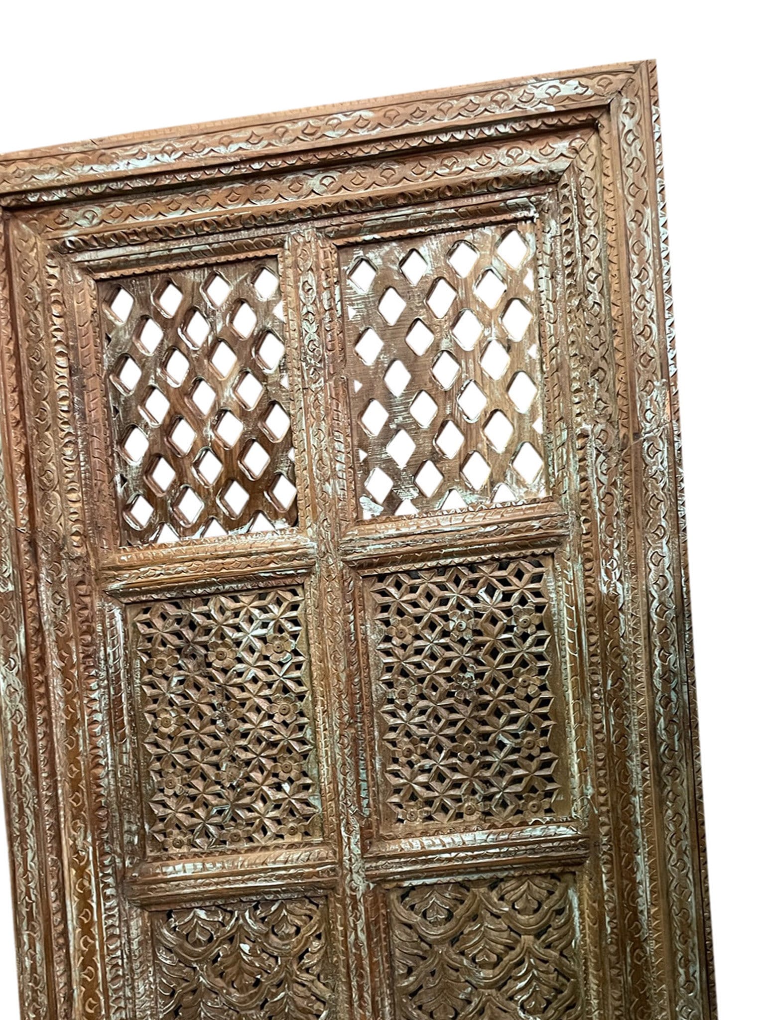 Vintage Jali Jharokha Wall Decor Carved Reclaimed Wood Window Etsy