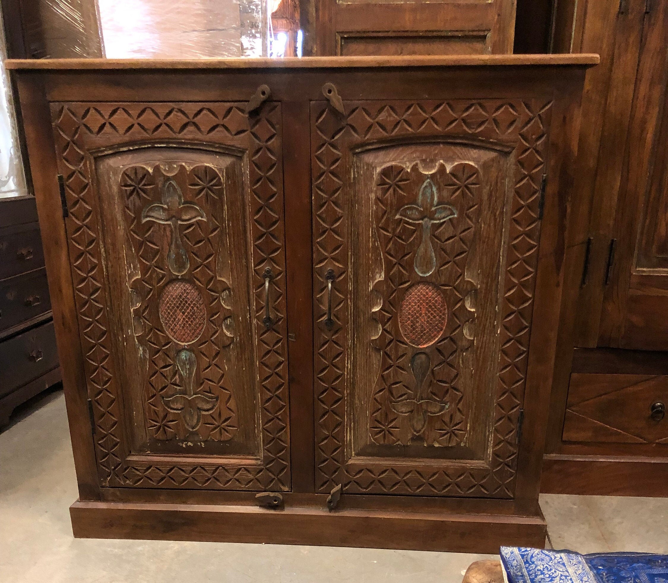 Antiguo aparador Gabinete Cofre Puerta antigua Antigua Puerta | Etsy