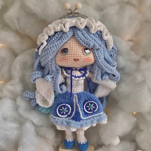 Crochet Purse Doll: Handmade Princess Cerulean Gift