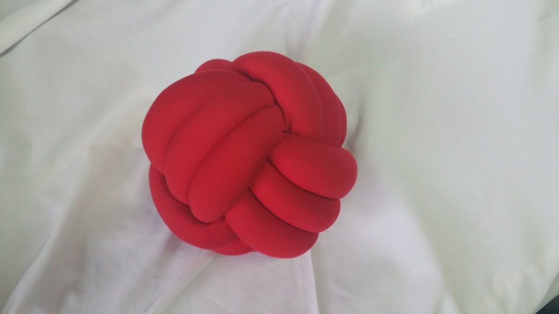 monkey fist knot pillow