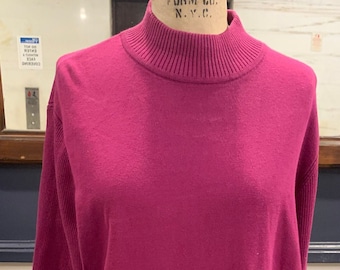 Magenta Turtleneck - Etsy