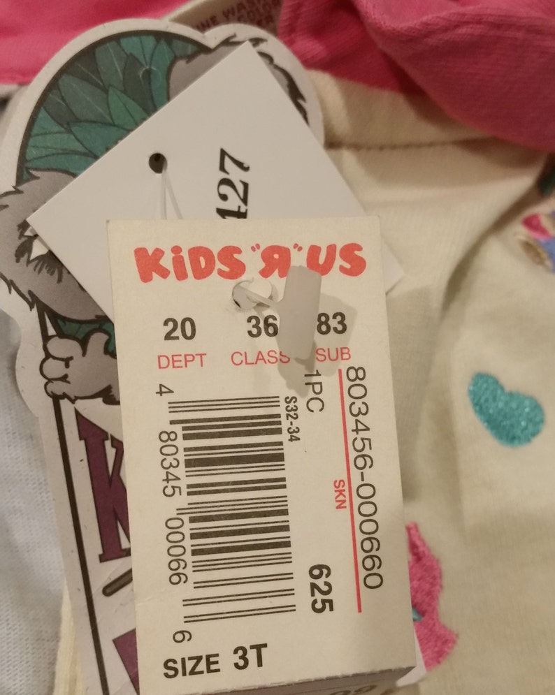 Toddlers Vintage 1980/'s KOALA KIDS for Kids R Us in Size 3T