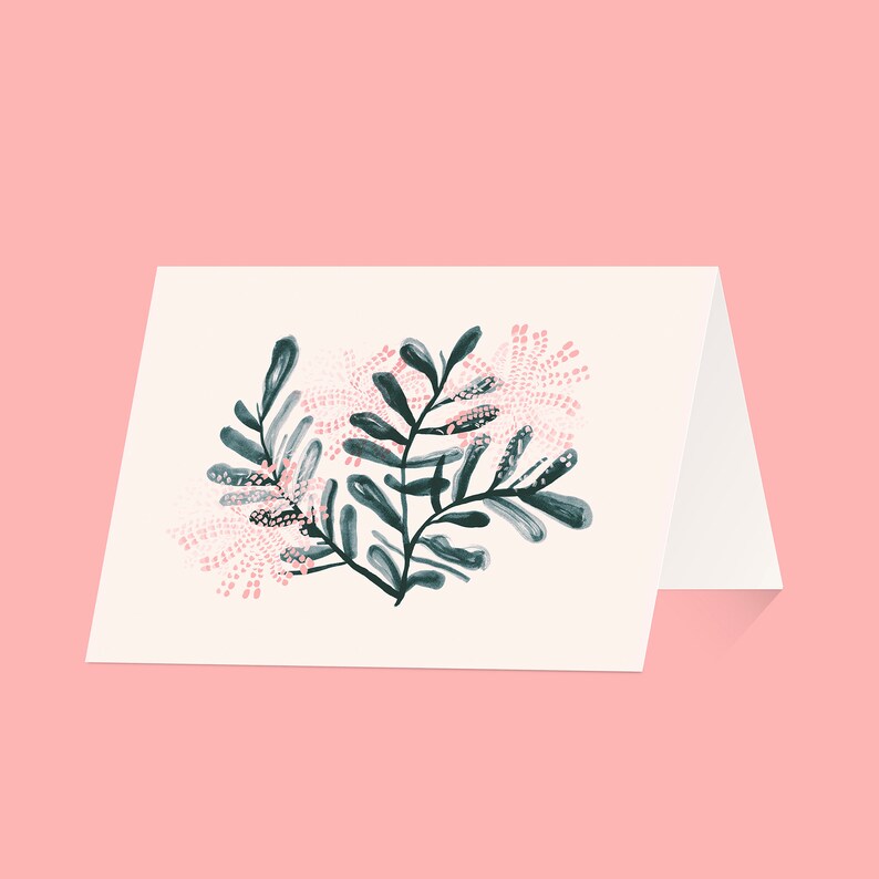 Australian Botanicals, Bundle of three greeting cards, Set of 3 Floral Designs, Blank Card and Envelope Pack image 8