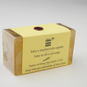 Olive & Immortelle soap from Istra