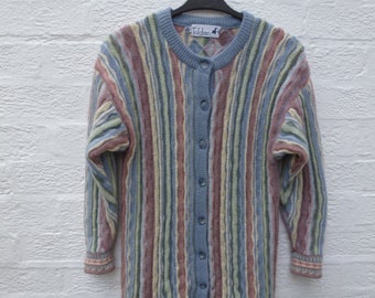 Rainbow Bright Cardigan Handmade NHS 