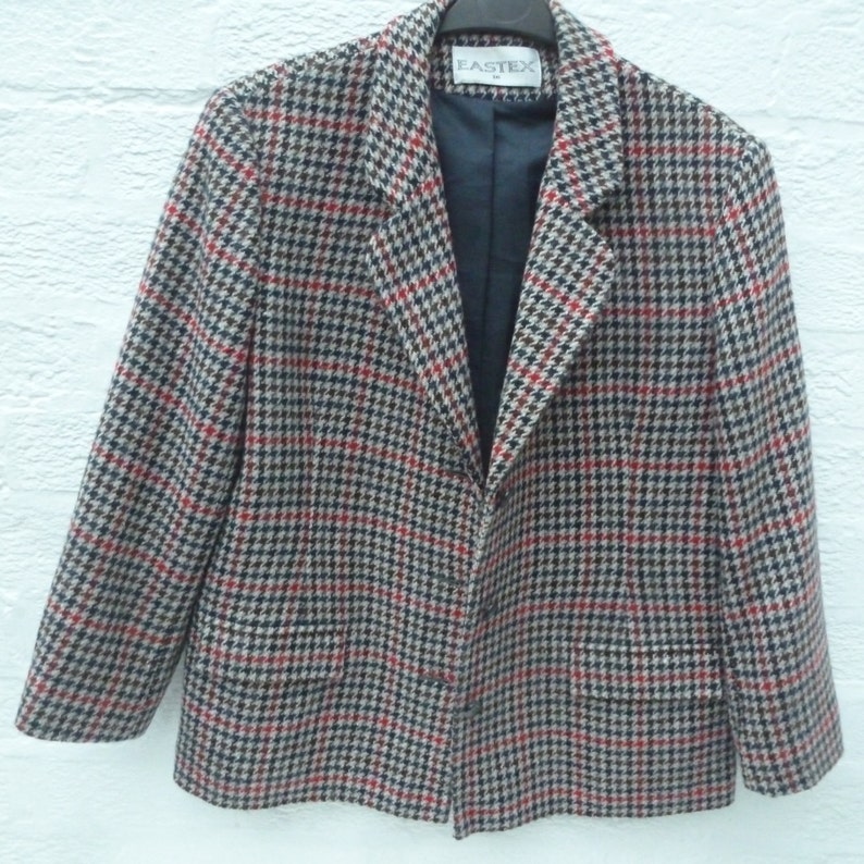Wool Jacket 1980s Made in England Blazer Ladies Clothing | Etsy