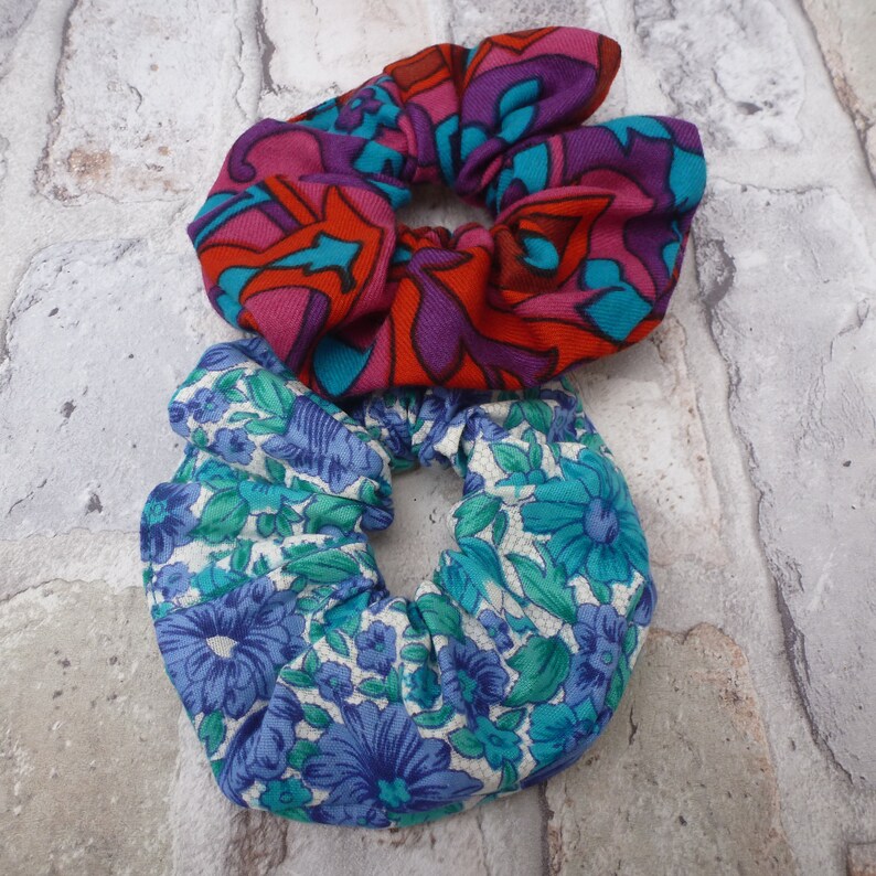 handmade rustic retro linen accessories green hairbands ponytail. Hair accessory womens scrunchies purple teens haircare ladies hairties