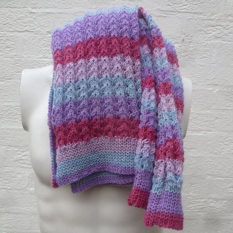 Handknit vintage cardigan ultra violet purple stripe knitwear.. womens granny chic knitted clothing 1980s small top ooak gift for her