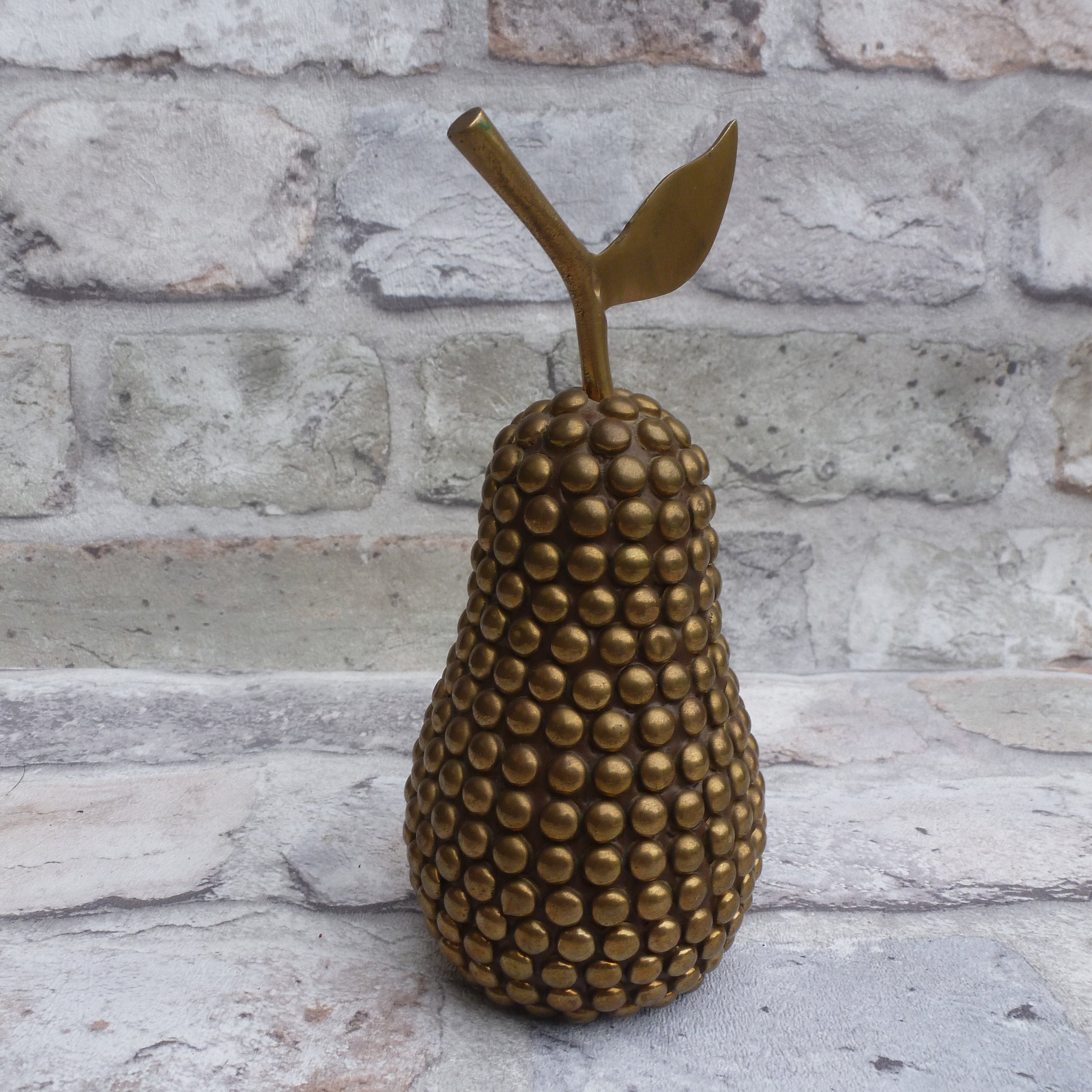 Pera latón decoración del hogar escritorio coleccionable | Etsy