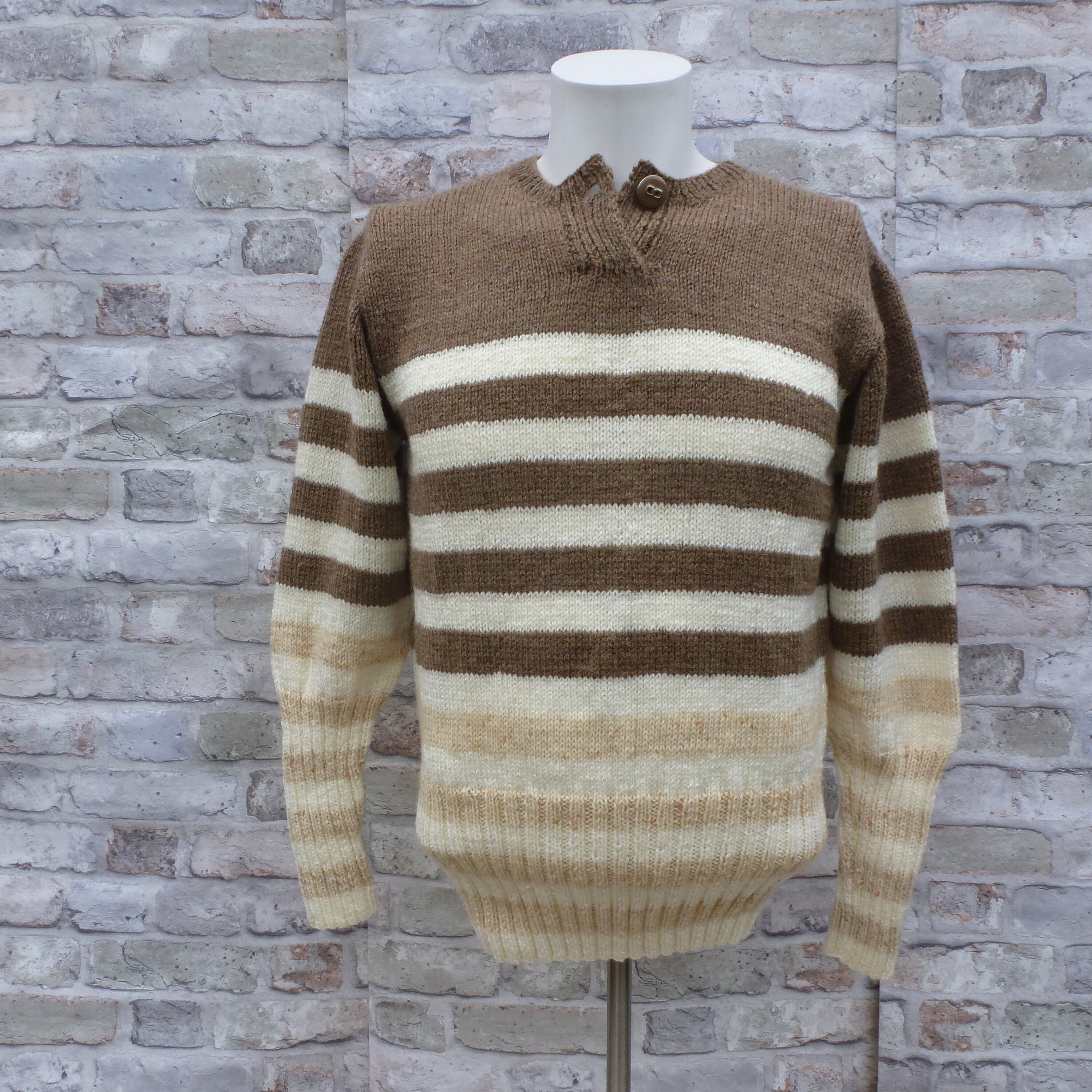 Jumper Knit Sweater Vintage Clothing British 80s Handknit Top - Etsy