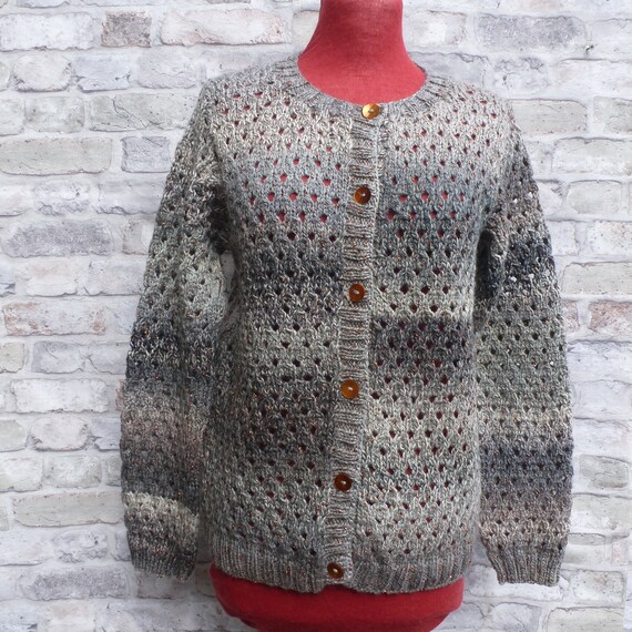 Handknit Cardigan Medium Size Women's Knit Clothing - Etsy UK